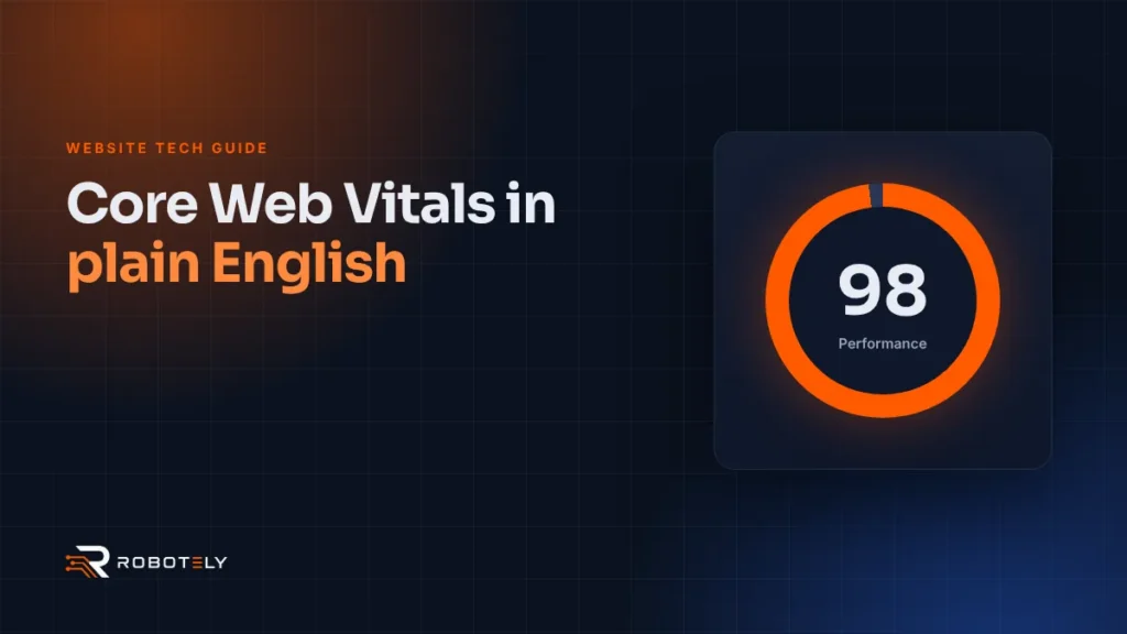 Core Web Vitals in 2026: a plain-English guide to site speed – cover image