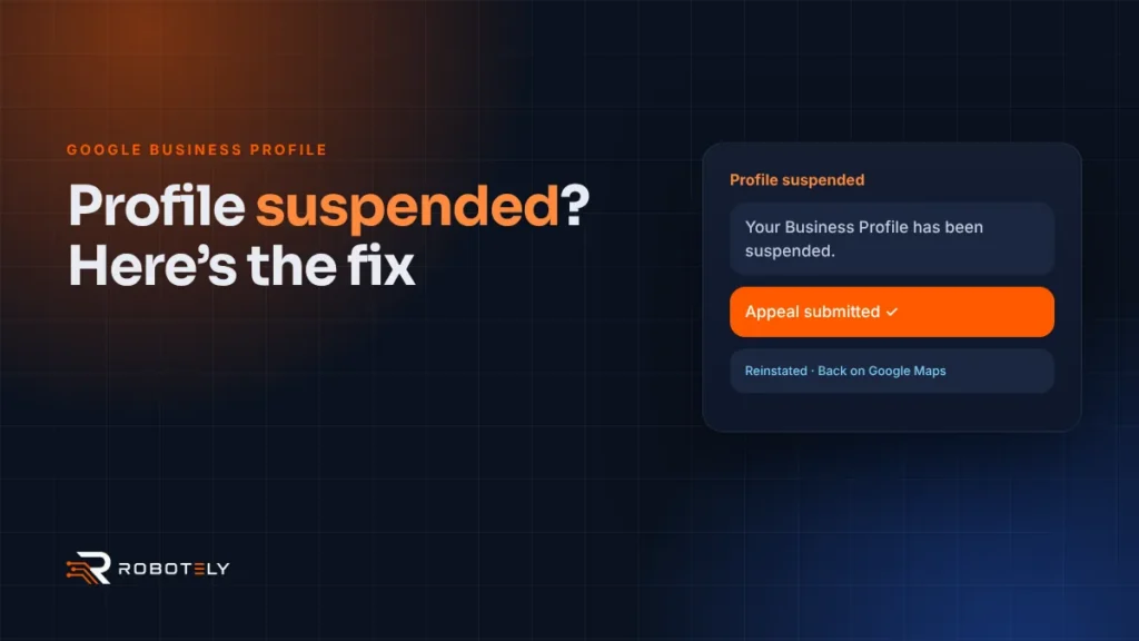 Google Business Profile suspended? How UK trades fix it – cover image