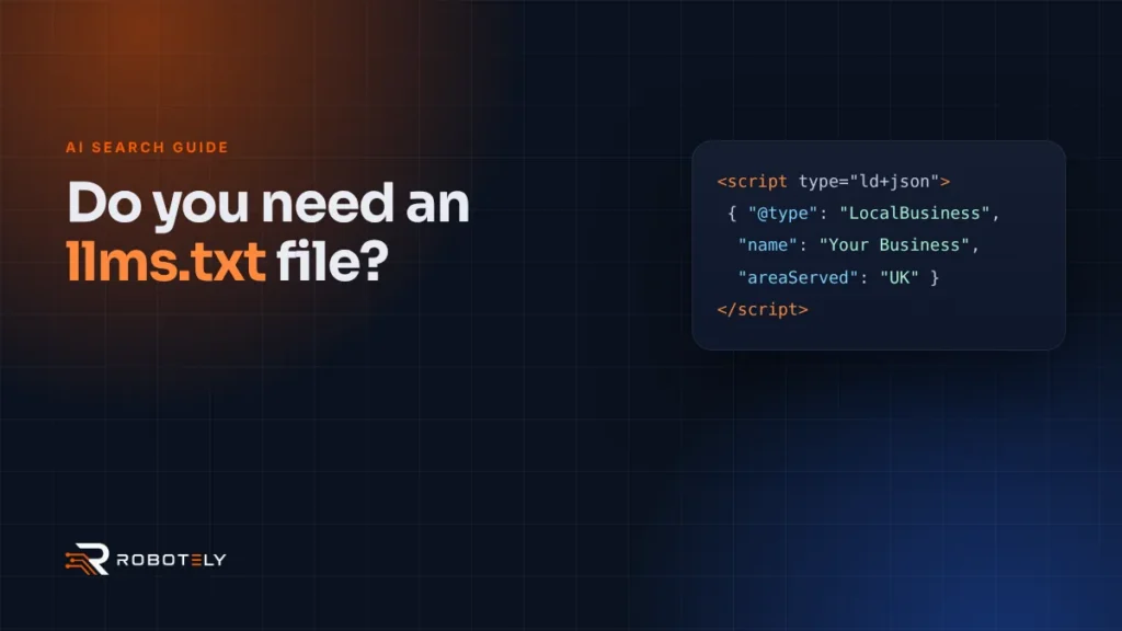 What is llms.txt and does your website need one? – cover image