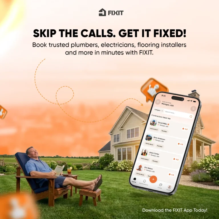 Social media post design for Fixit by Robotely