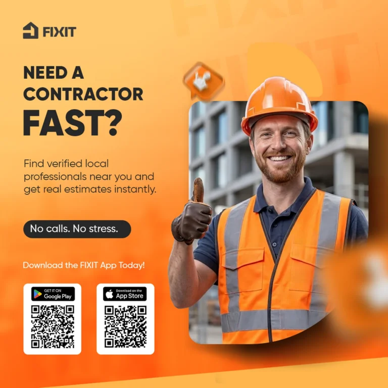 Social media post design for Fixit by Robotely