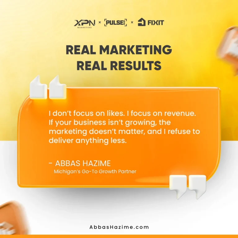 Social media post design for Fixit by Robotely