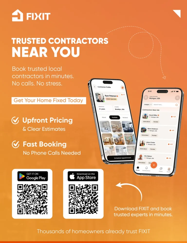 Flyer design for Fixit by Robotely