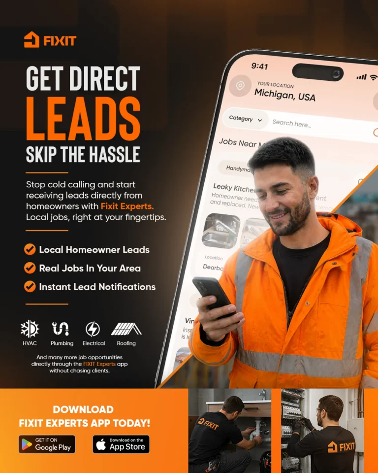 Social media post design for Fixit by Robotely