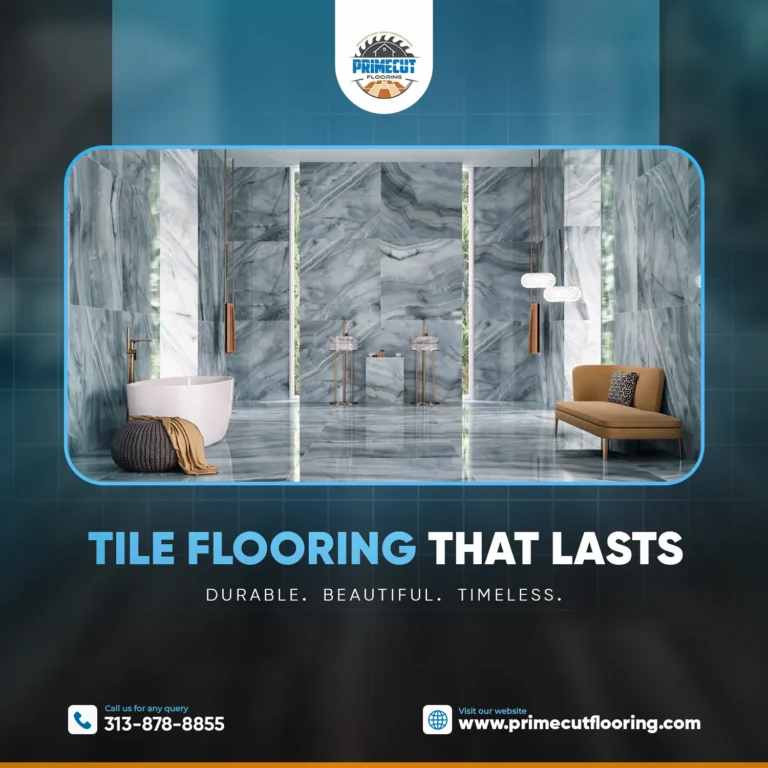 Social media post design for PrimeCut Flooring by Robotely