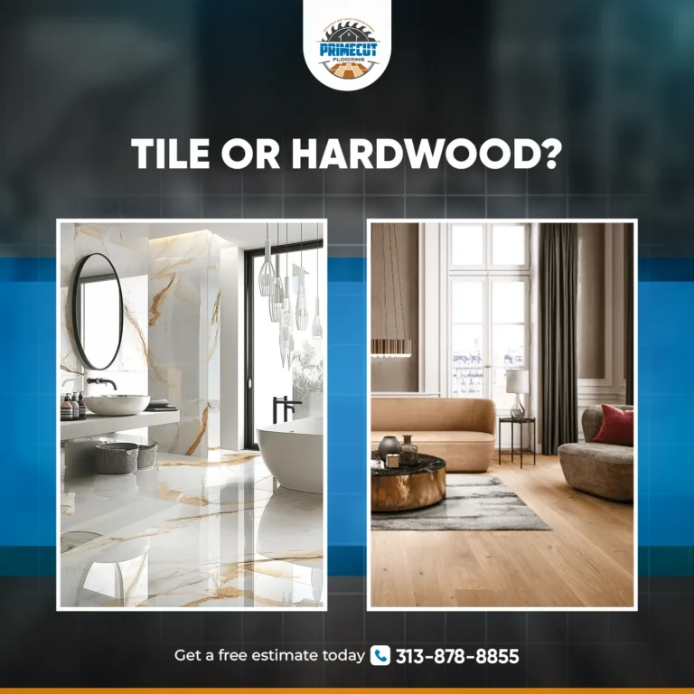 Social media post design for PrimeCut Flooring by Robotely