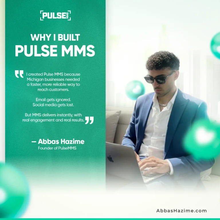 Social media post design for Pulse MMS by Robotely