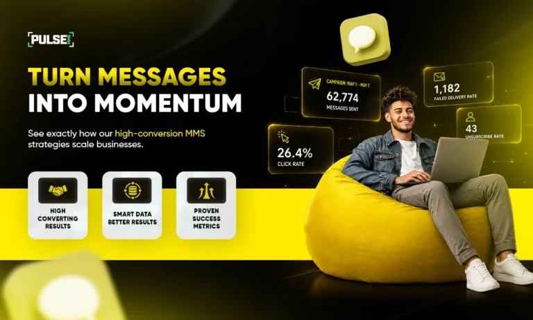 Social media post design for Pulse MMS by Robotely