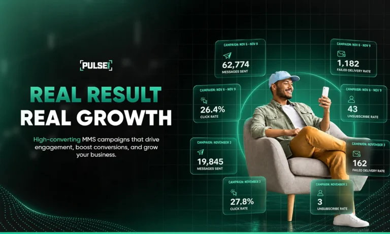 Social media post design for Pulse MMS by Robotely