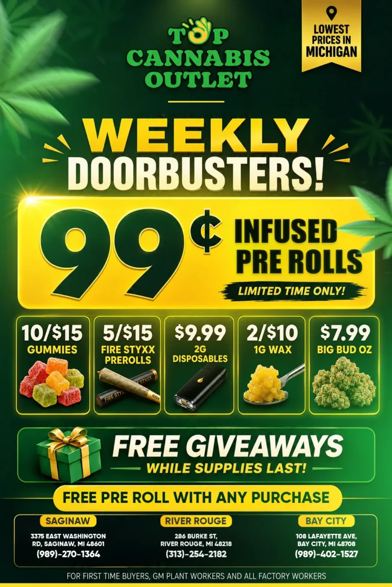 Social media post design for Top Cannabis Outlet by Robotely