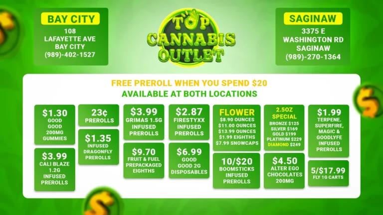 Social media post design for Top Cannabis Outlet by Robotely