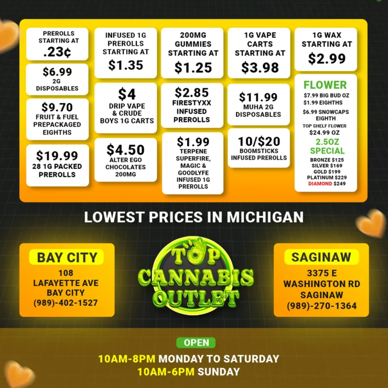 Social media post design for Top Cannabis Outlet by Robotely