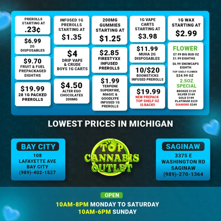 Social media post design for Top Cannabis Outlet by Robotely
